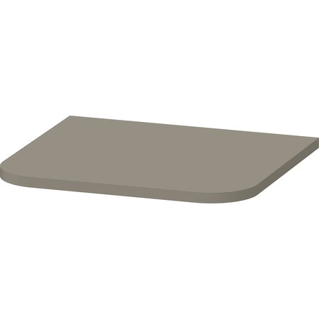 Happy D.2 Plus Cover Plate Stone Gray -  DURAVIT, HP030009292